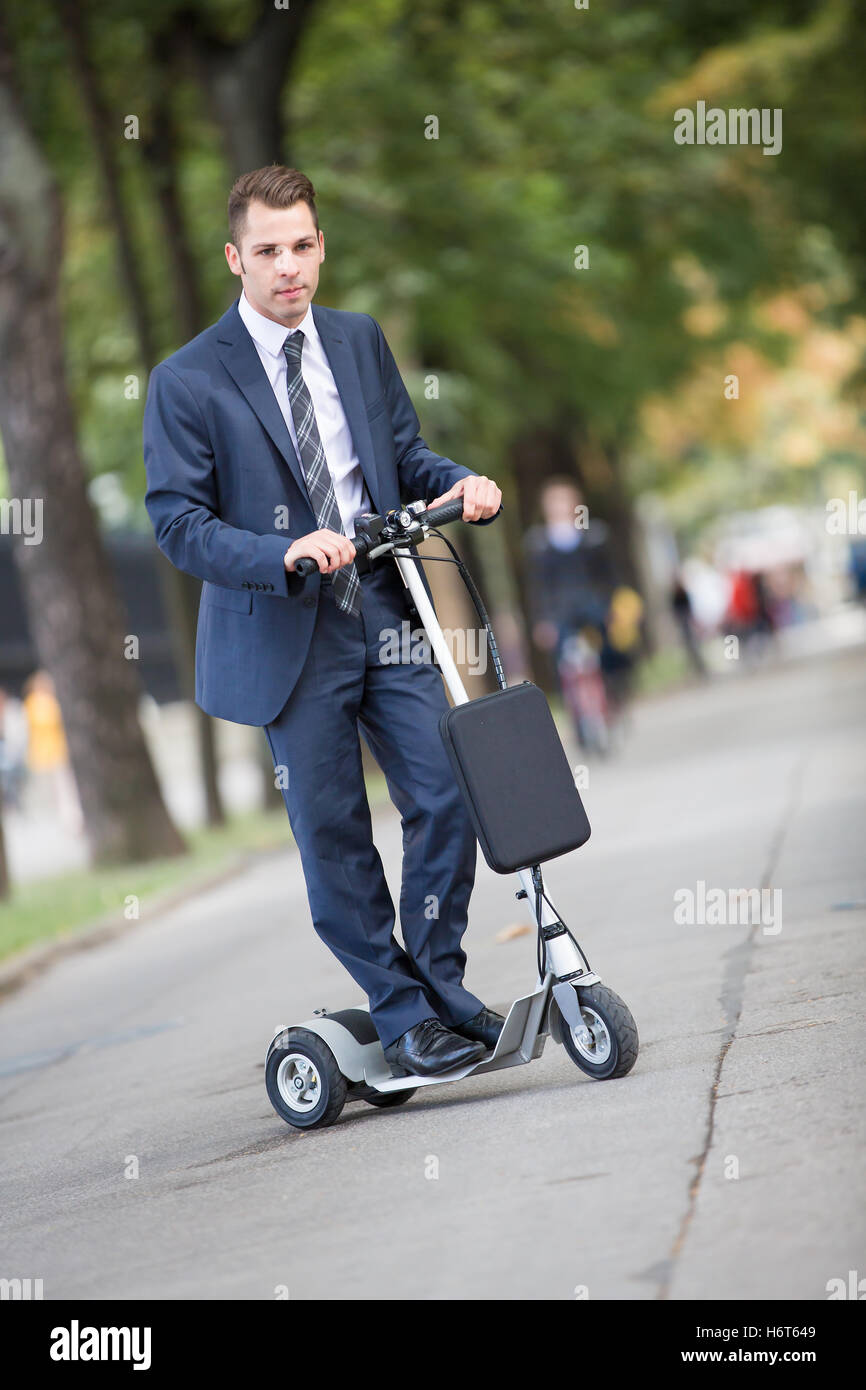 city, town, advancement, locomotion, scooter, electrical, drive, motion, Stock Photo