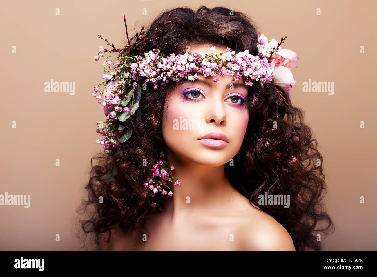 woman, beautiful, beauteously, nice, fashion, female, flower, rose, plant, Stock Photo
