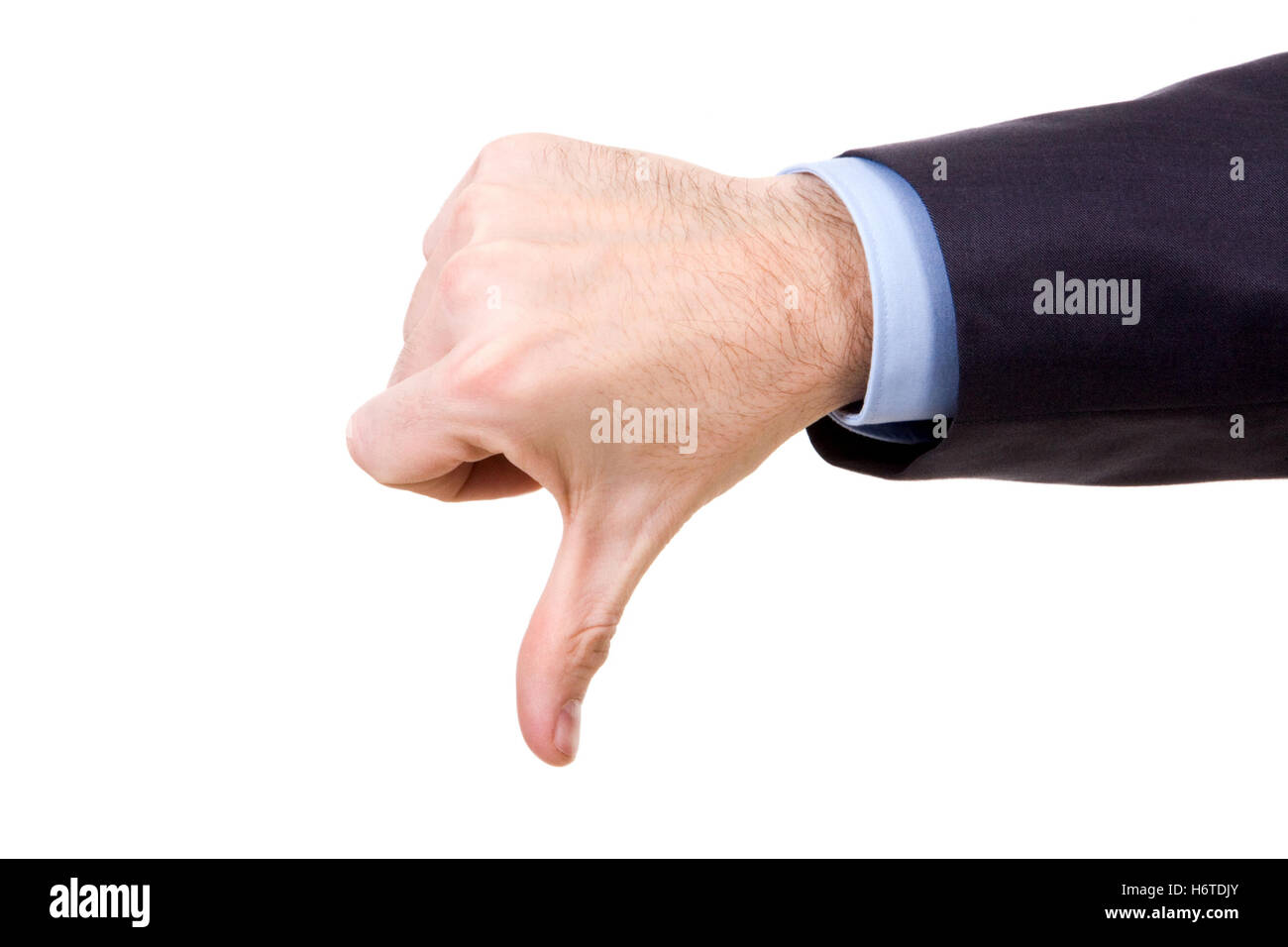 Male hand showing inferior part hi-res stock photography and images - Alamy