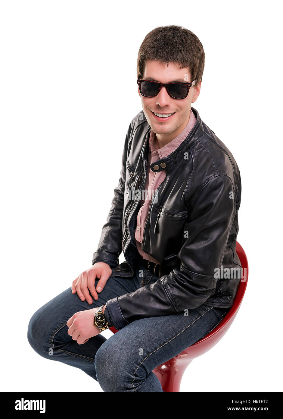 Man at bar on stool hi-res stock photography and images - Alamy