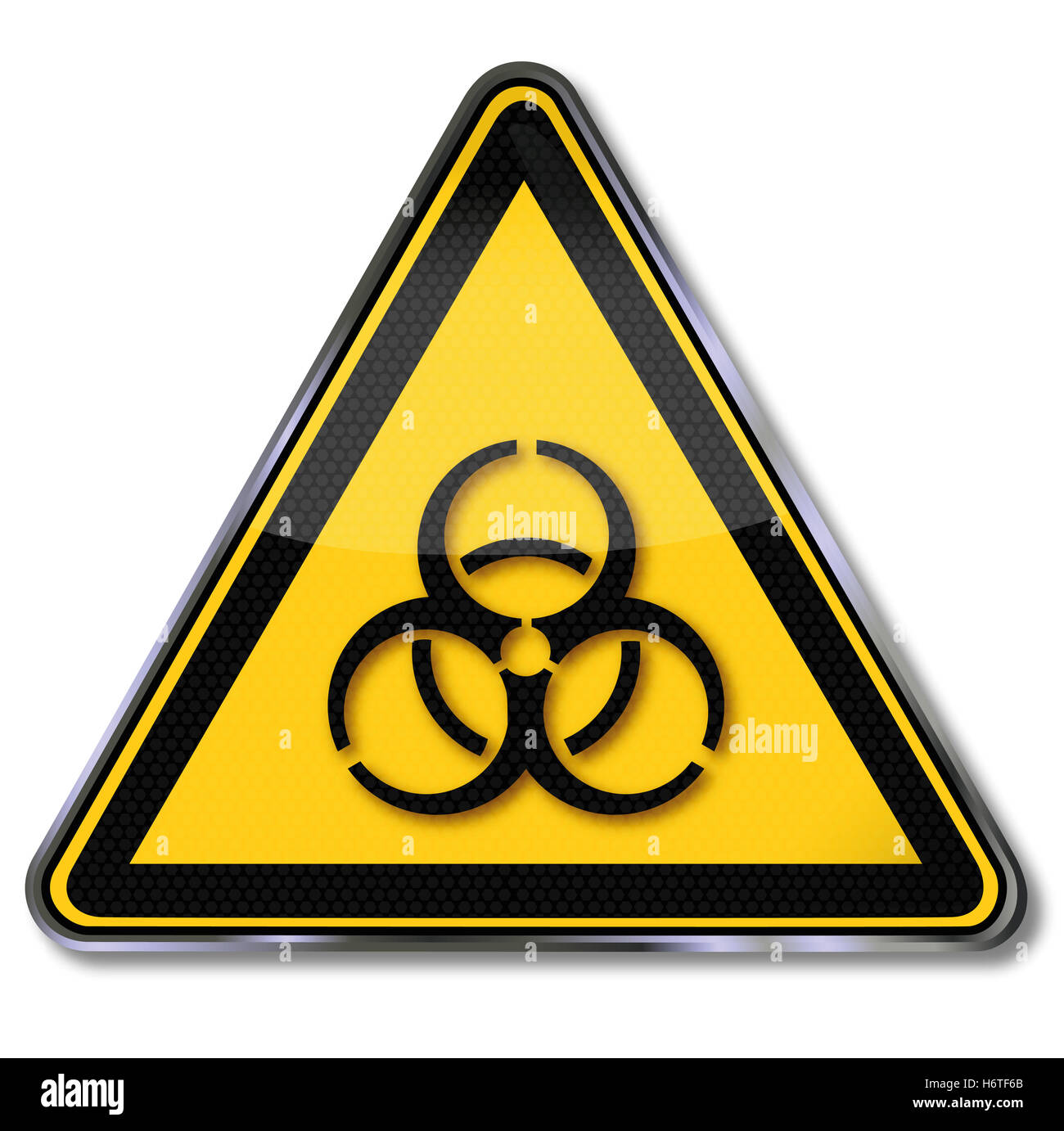 sign biohazard warning Stock Photo - Alamy