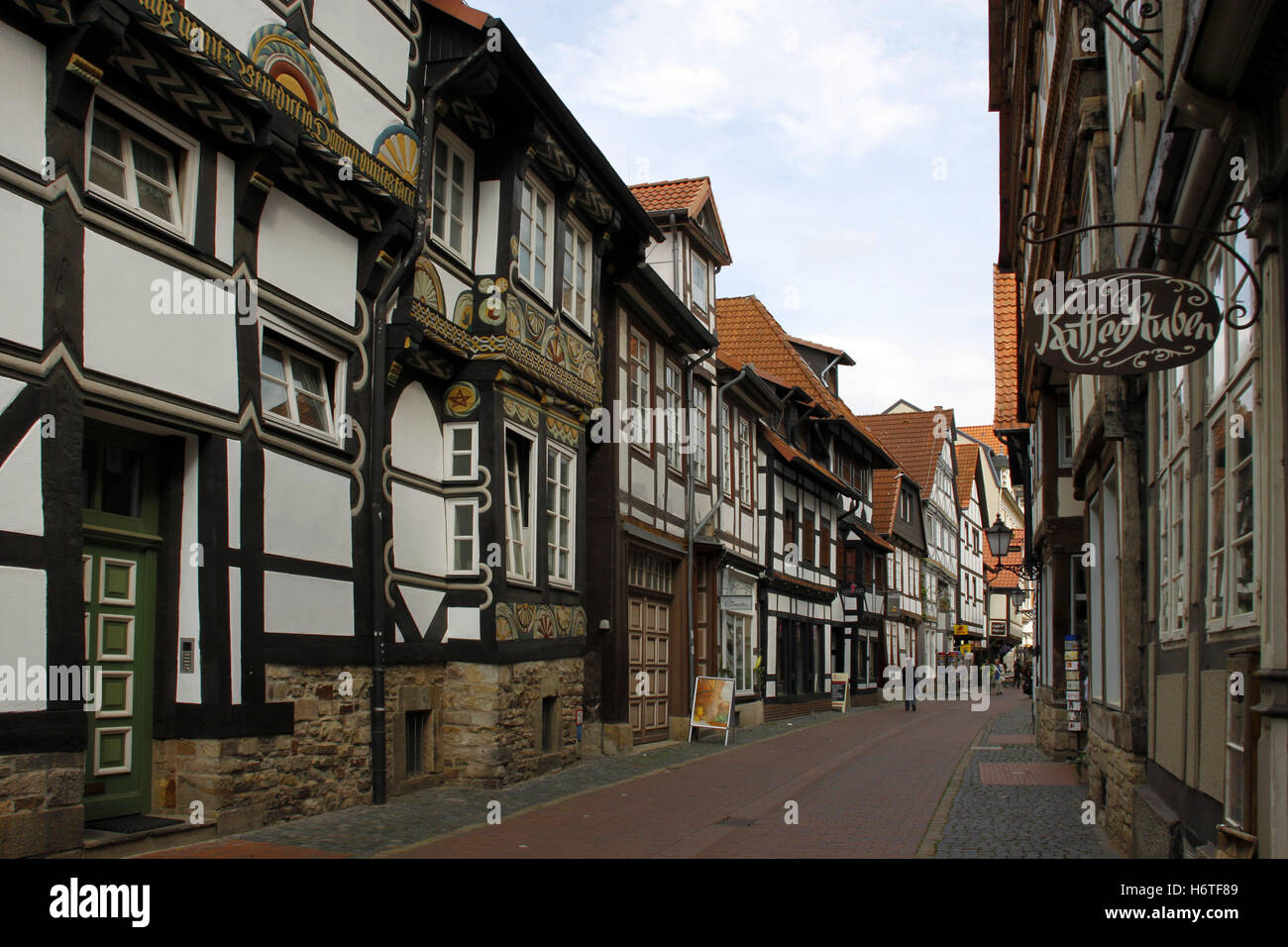 old town, old town, germany, german federal republic, lower saxony, hameln, Stock Photo