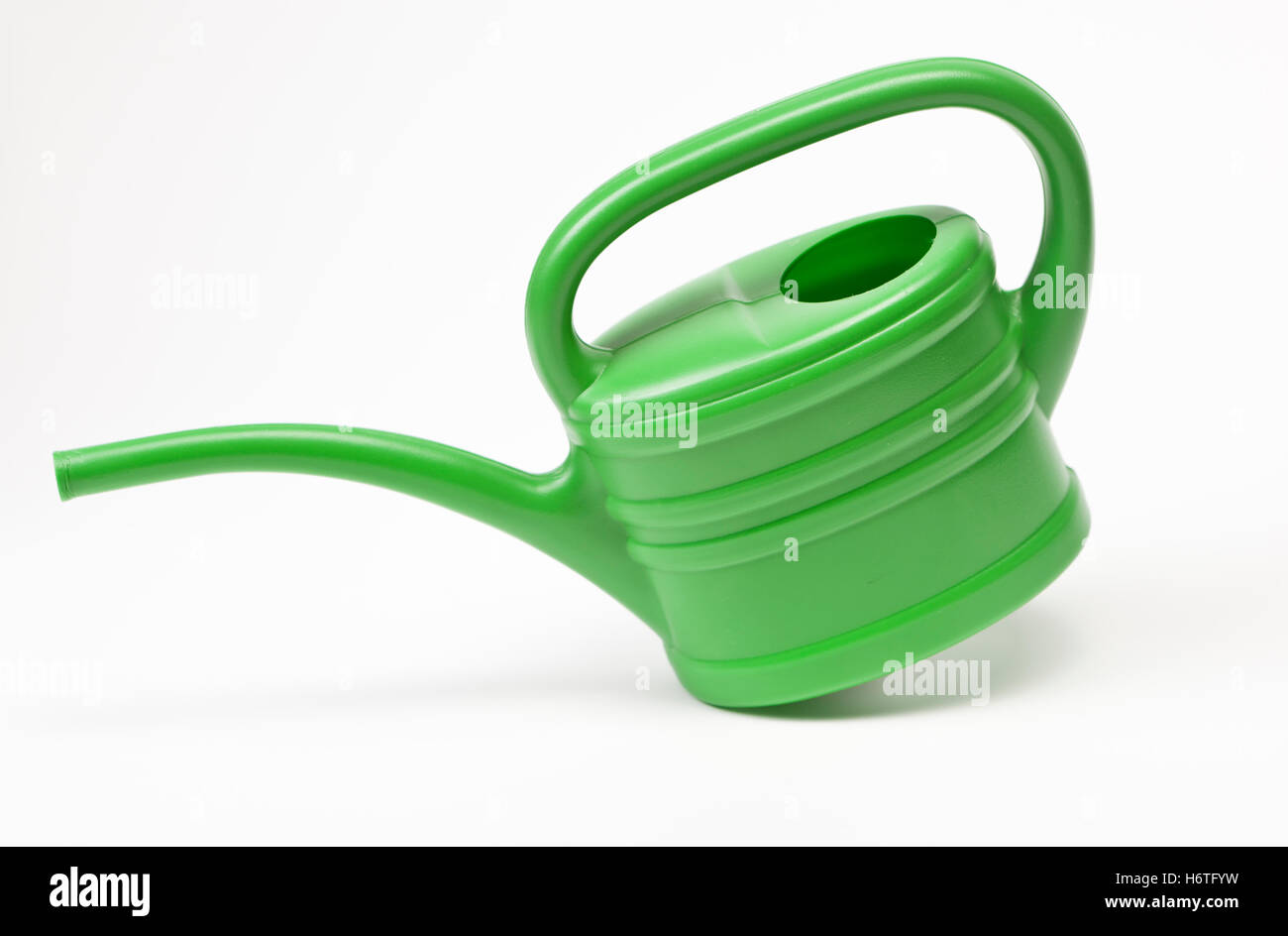 green watering can Stock Photo
