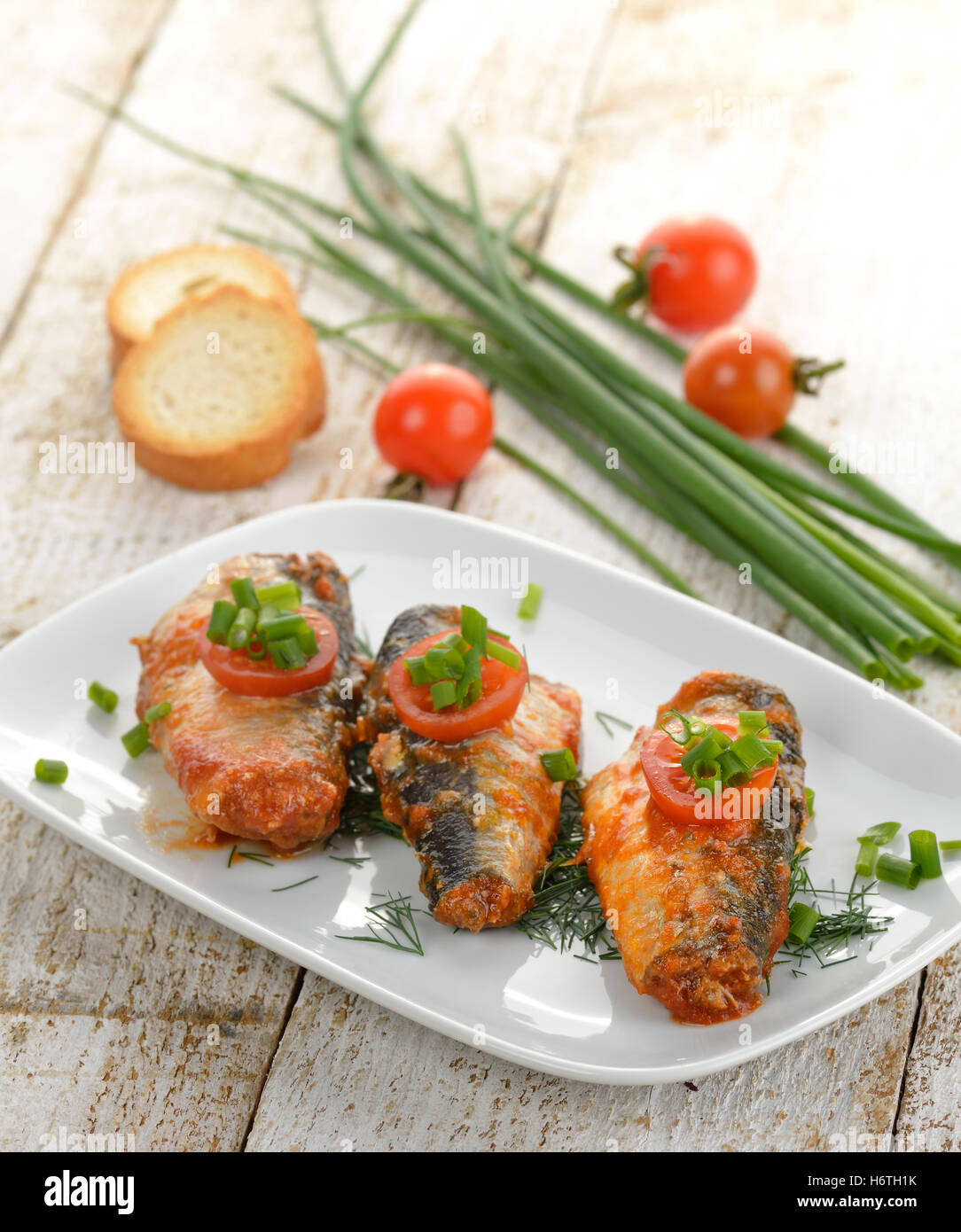 food, aliment, fish, sauce, seafood, wooden, sardine, red, food, aliment, Stock Photo