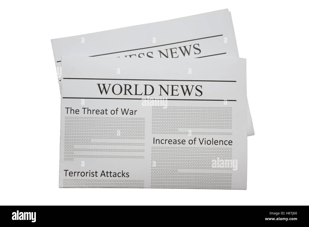 newspaper, journal, isolated, new, army, war, communication, crime, threat, Stock Photo