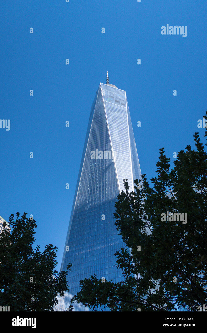 One World Trade Center, Lower Manhattan, NYC, USA Stock Photo