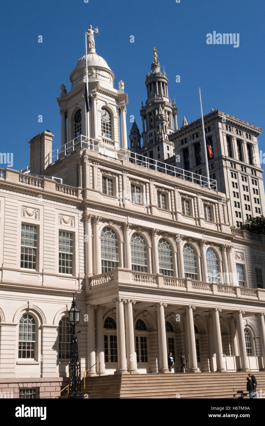 New York City Hall, NYC Stock Photo