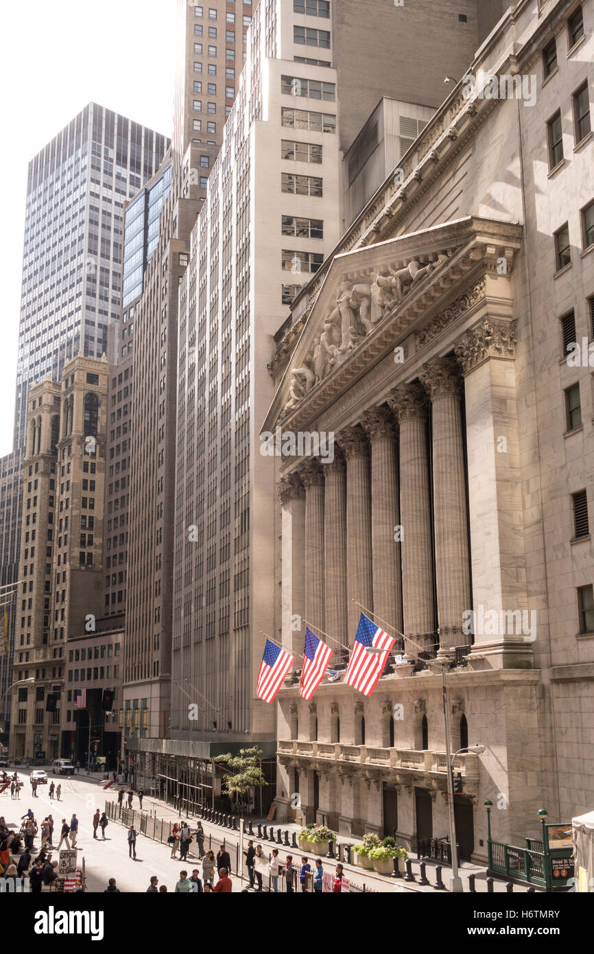 New York Stock Exchange, NYC Stock Photo