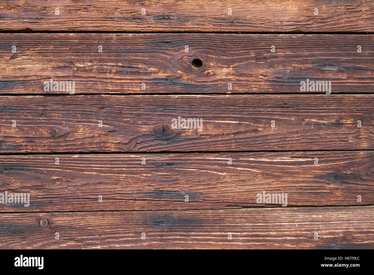 weathered wooden planks Stock Photo