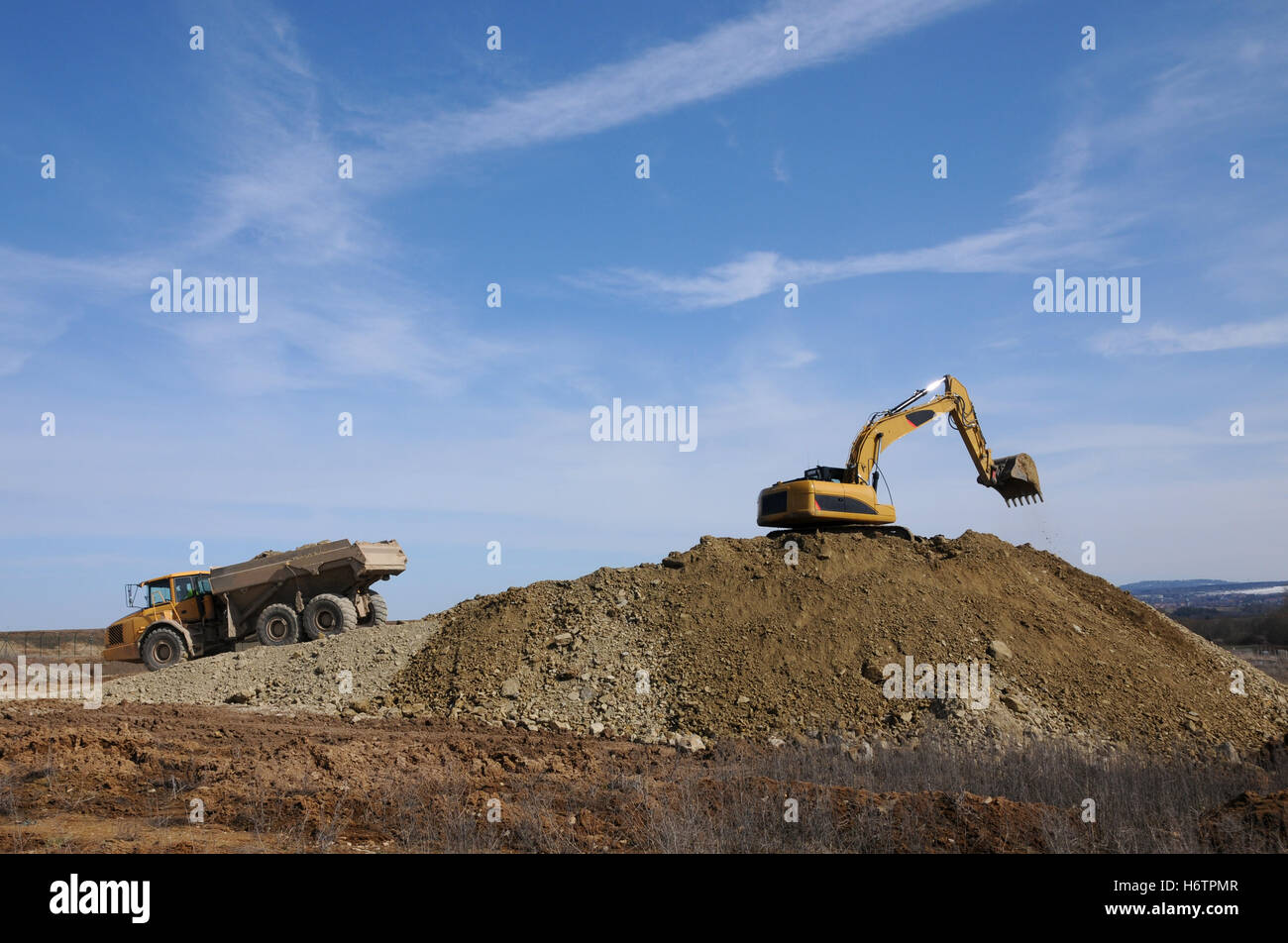 construction site Stock Photo