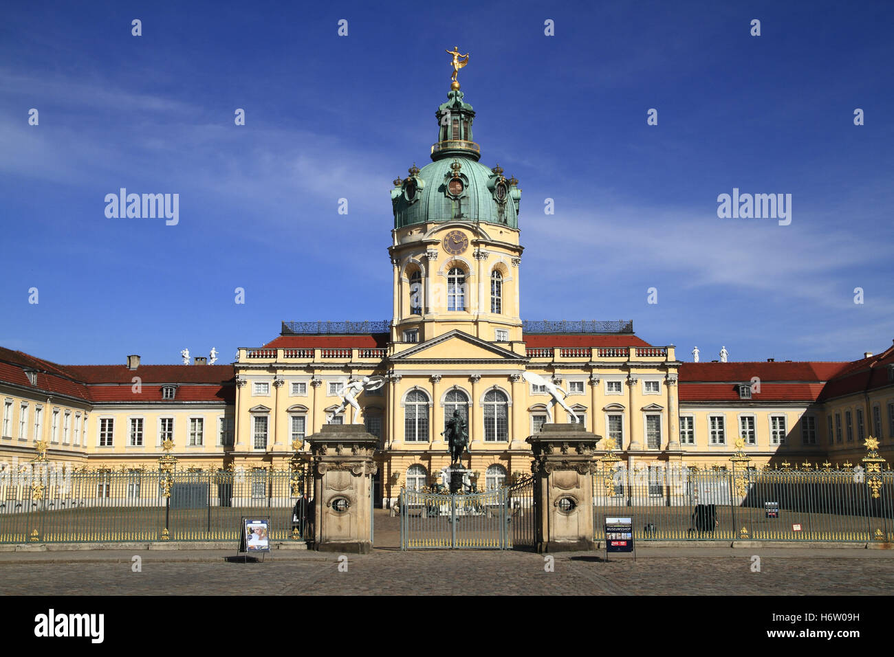 charlottenburg palace Stock Photo