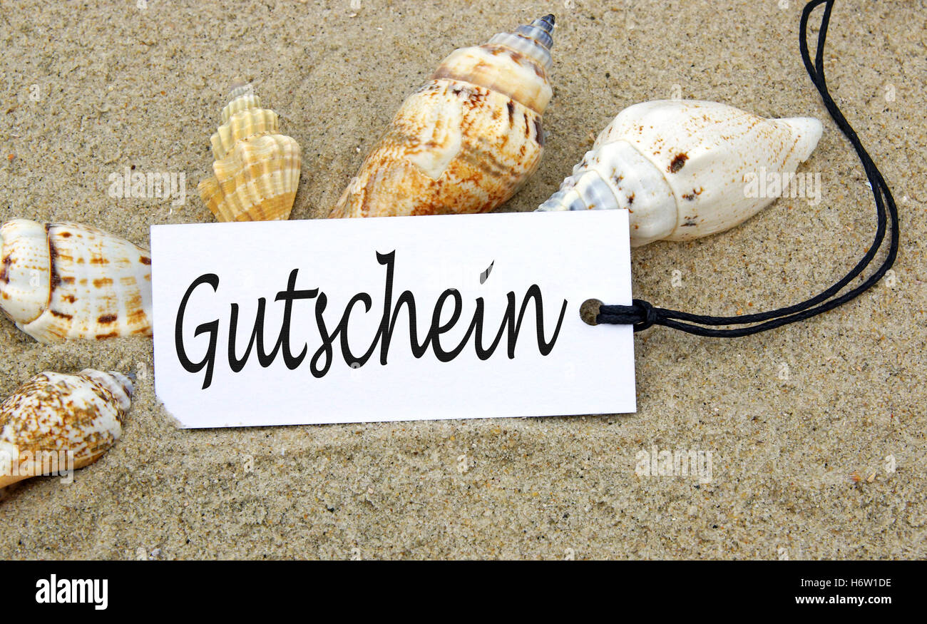 Urlaubsgutschein hires stock photography and images Alamy