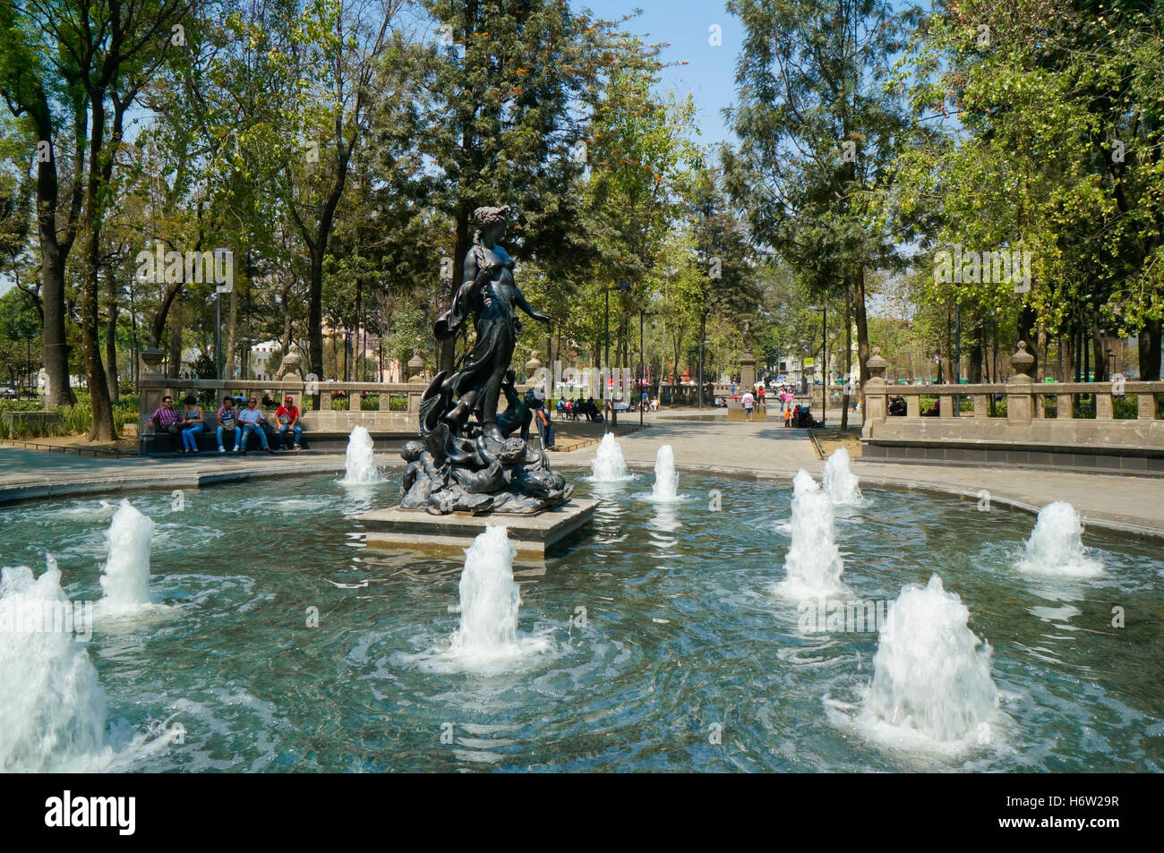 Alameda Park, Mexico City, Mexico Stock Photo Alamy