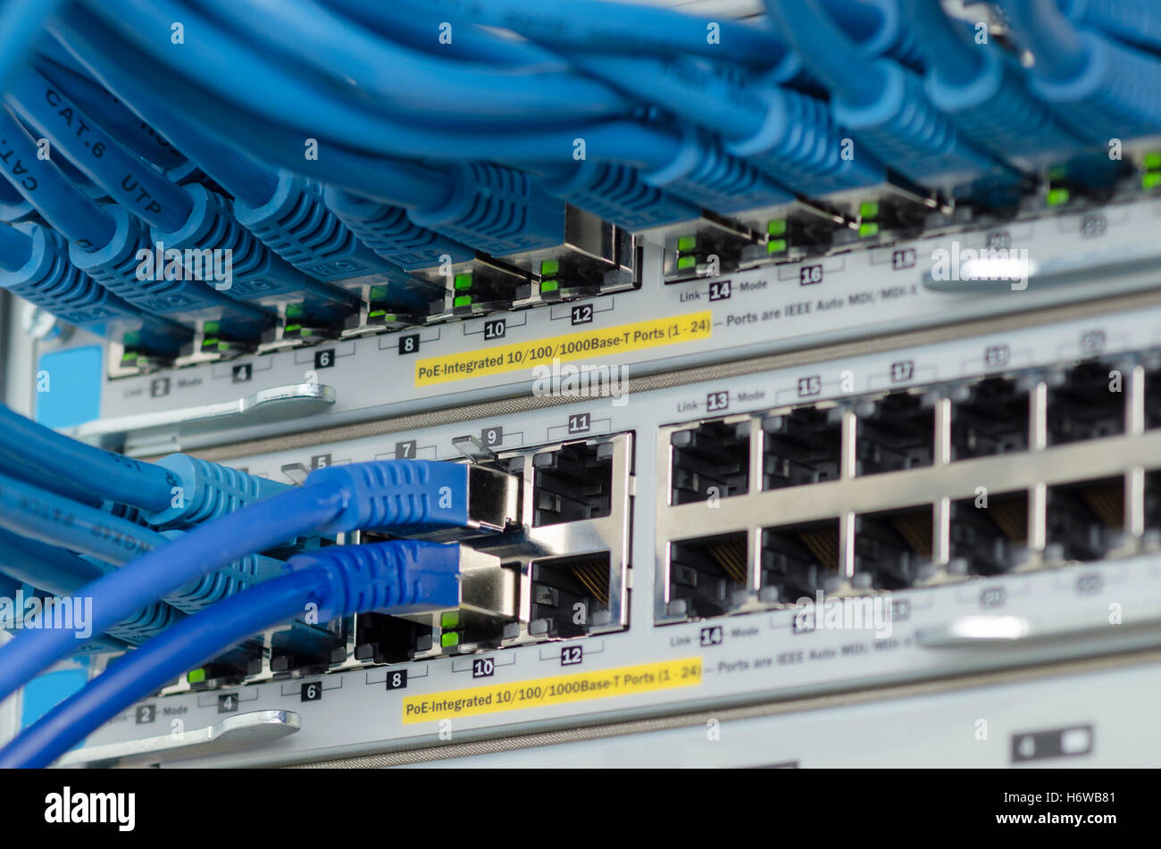 the network equipment Stock Photo Alamy