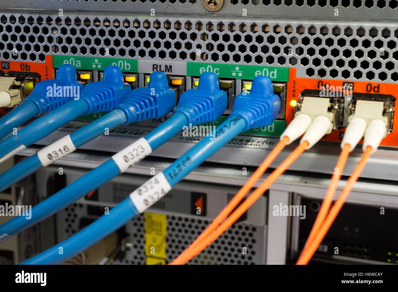 the network equipment Stock Photo Alamy