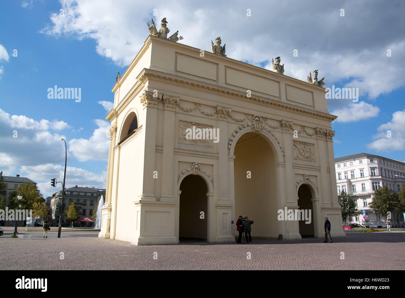 potsdam,brandenburg gate Stock Photo Alamy