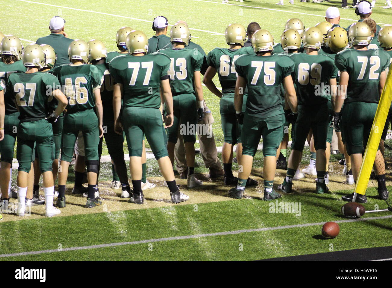 West High School, Iowa City, Iowa, football Stock Photo Alamy