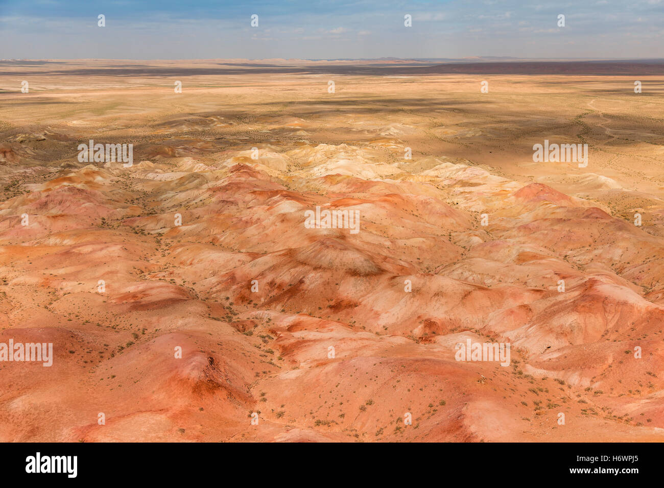 Tsagaan Suvarga landscape of the Gobi Desert, Mongolia. Stock Photo