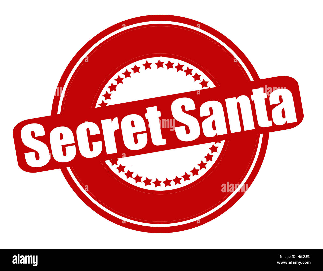 Rubber stamp with text secret Santa inside, vector illustration Stock ...