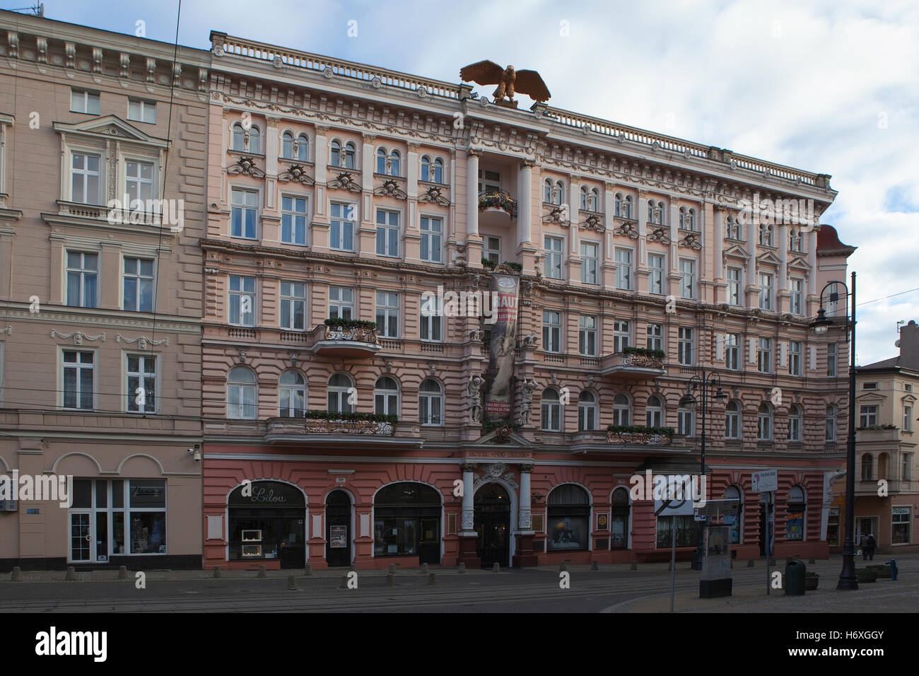 Hotel Pod Orłem, Hotel Below the Eagle, Stock Photo