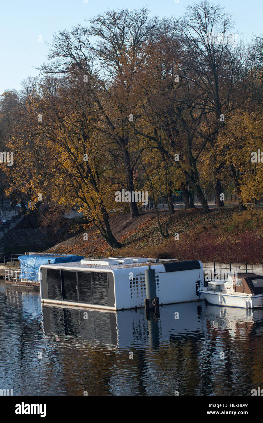 Boat House, Bydgoszcz, Stock Photo