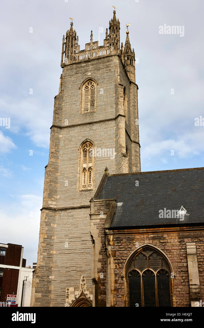 Church of St John the Baptist Cardiff city centre Wales United Kingdom