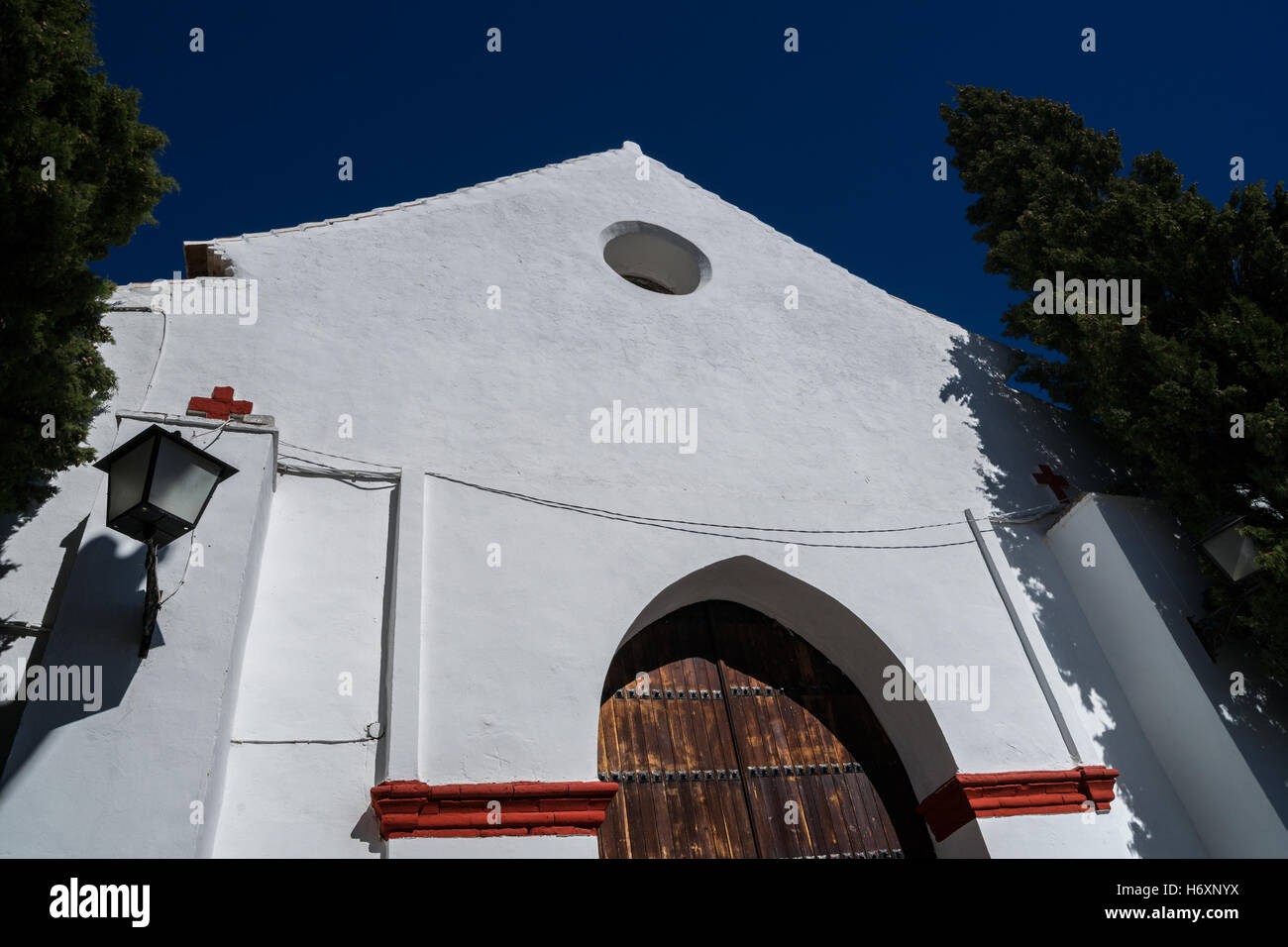 The church iglesia de nuestra senora de la encarnacion hi-res stock ...