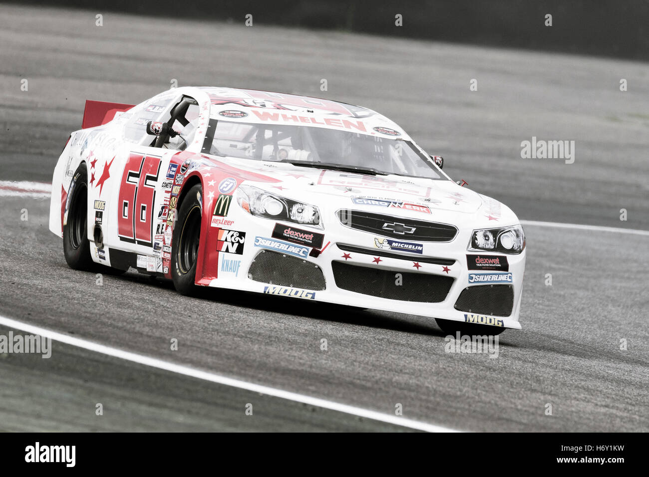 Adria, Rovigo, Italy - September 17, 2016: DF-1 Racing Team, driven by Hunt Freddie,  during race at the Nascar Whelen Euro Stock Photo