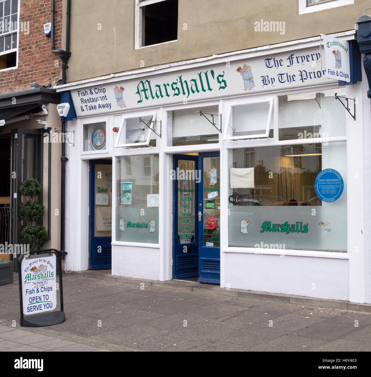 Marshall's Fish and Chip Shop, Front Street, Tynemouth, North Shields