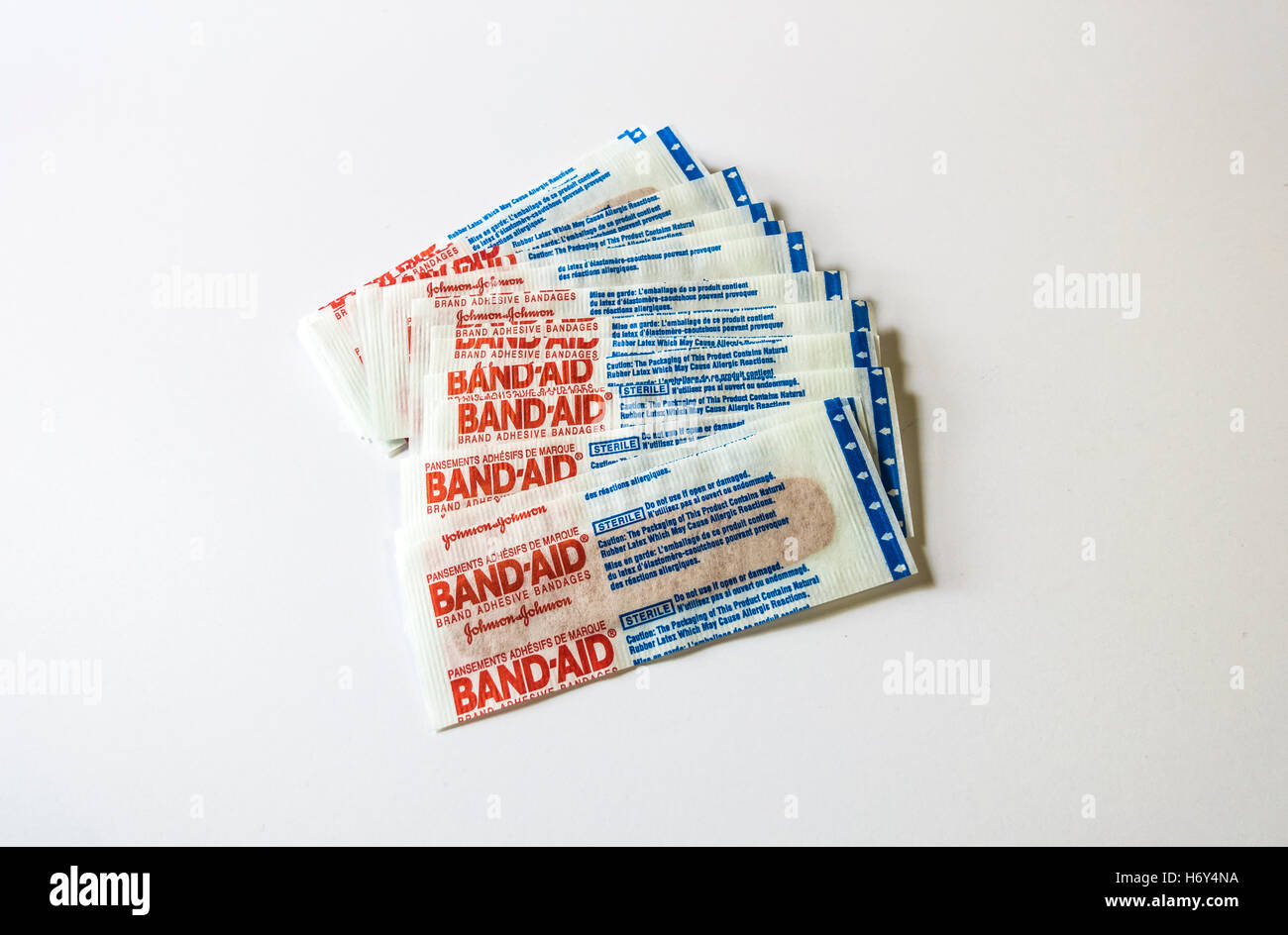 Band-aid spot bandages Stock Photo