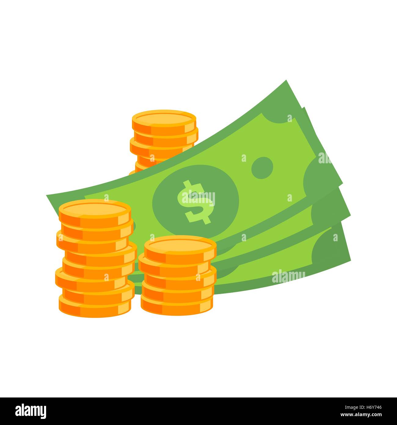 Money bag With Dollar Sign | Stock image | Colourbox