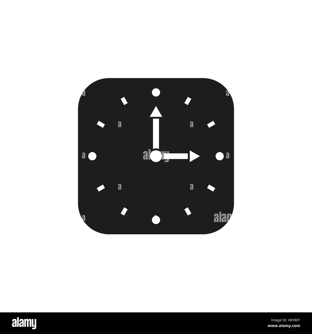 Time icon. Time and watch, timer symbol. UI. Web. Logo. Sign. Flat ...