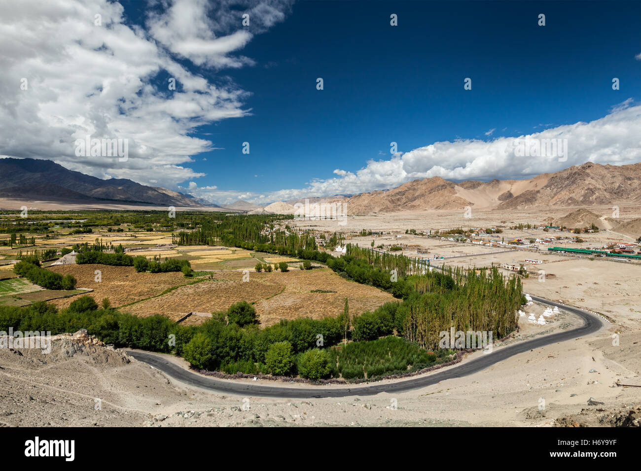 Indus valley, Ladakh, India Stock Photo