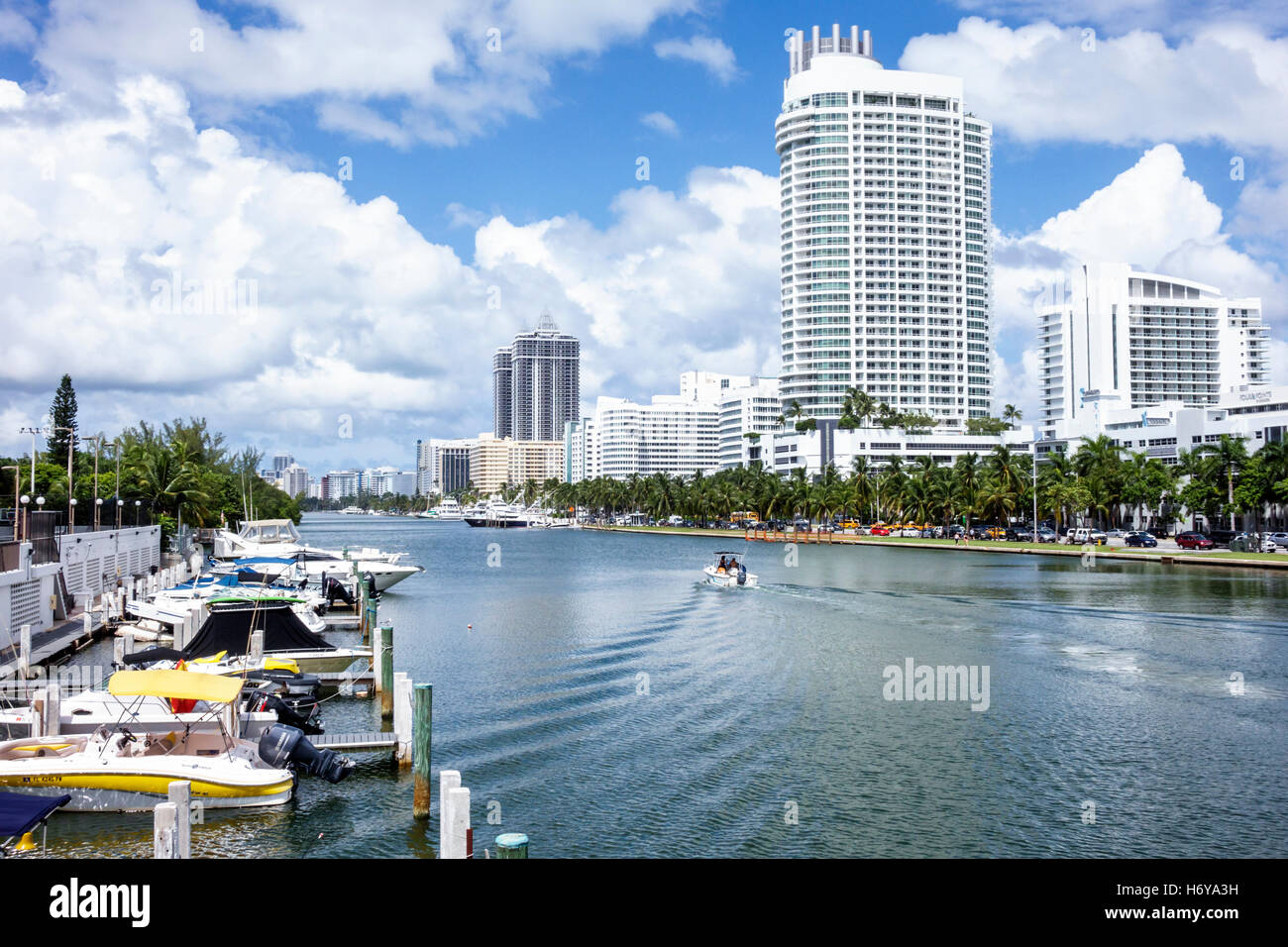 Miami Beach Florida,indian Creek,tresor Tower,condominiums,high Rise 