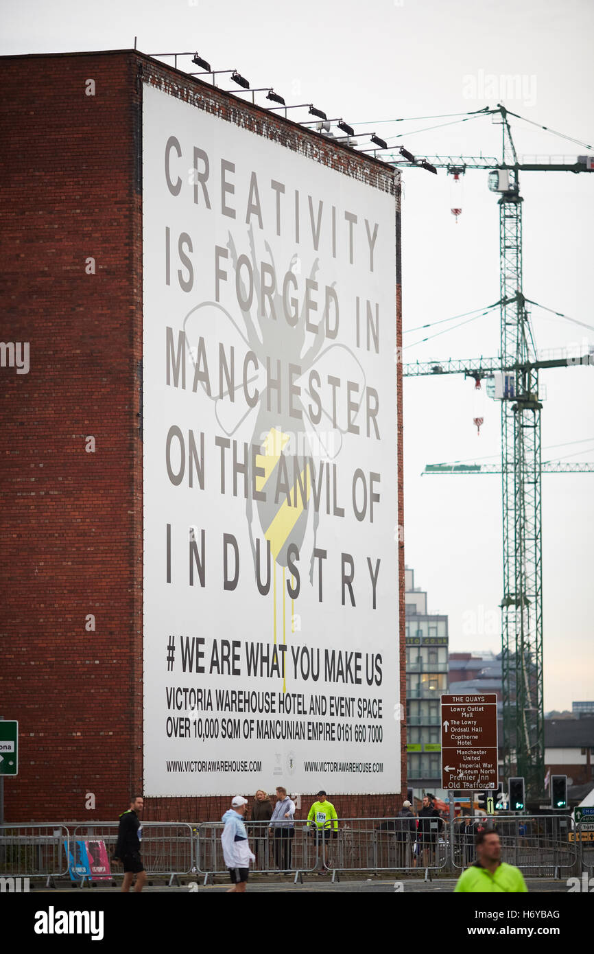 Large sign on warehouse hi res stock photography and images Alamy