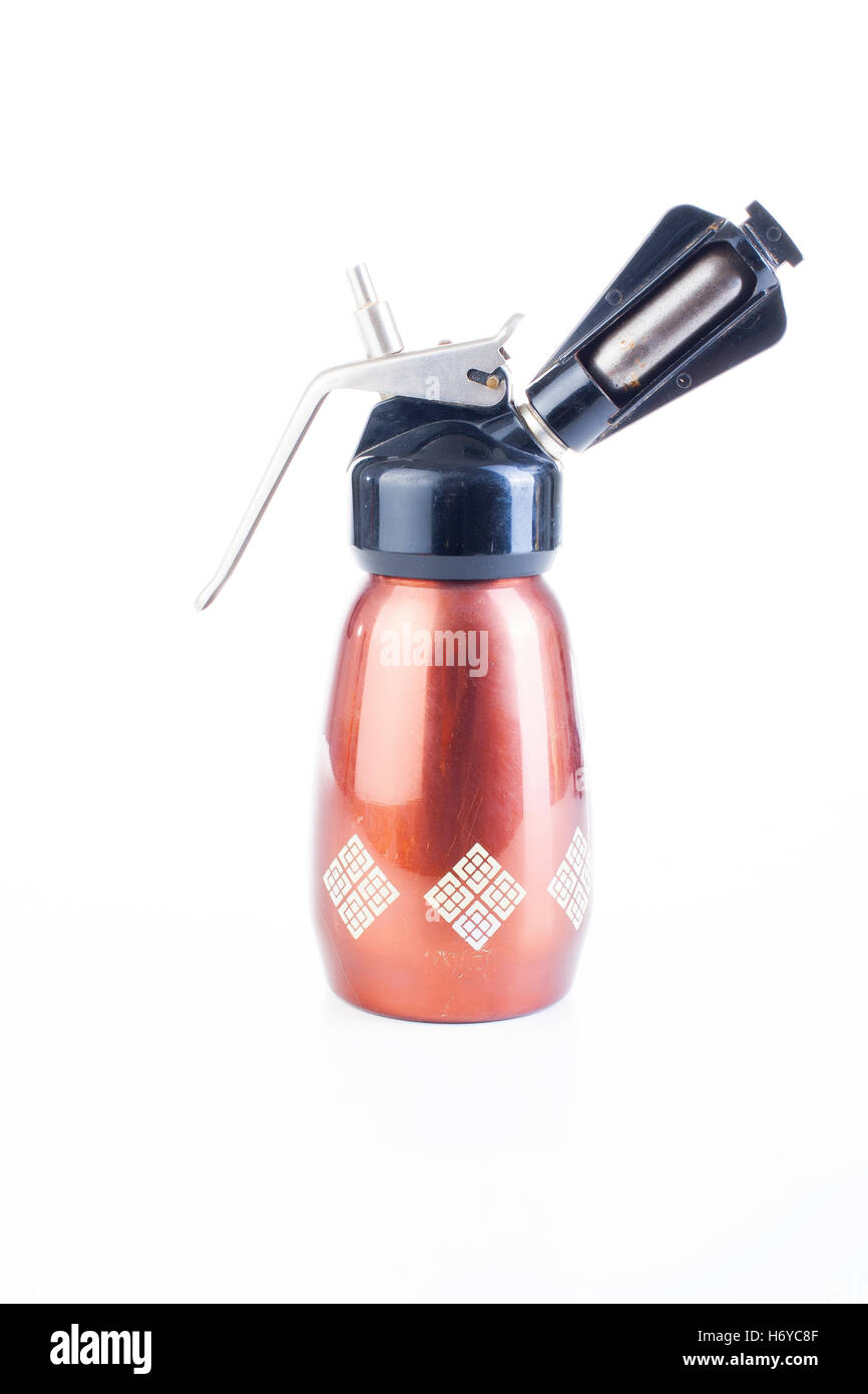 Whipped cream dispenser colorful canister carbon stainless steel bottle