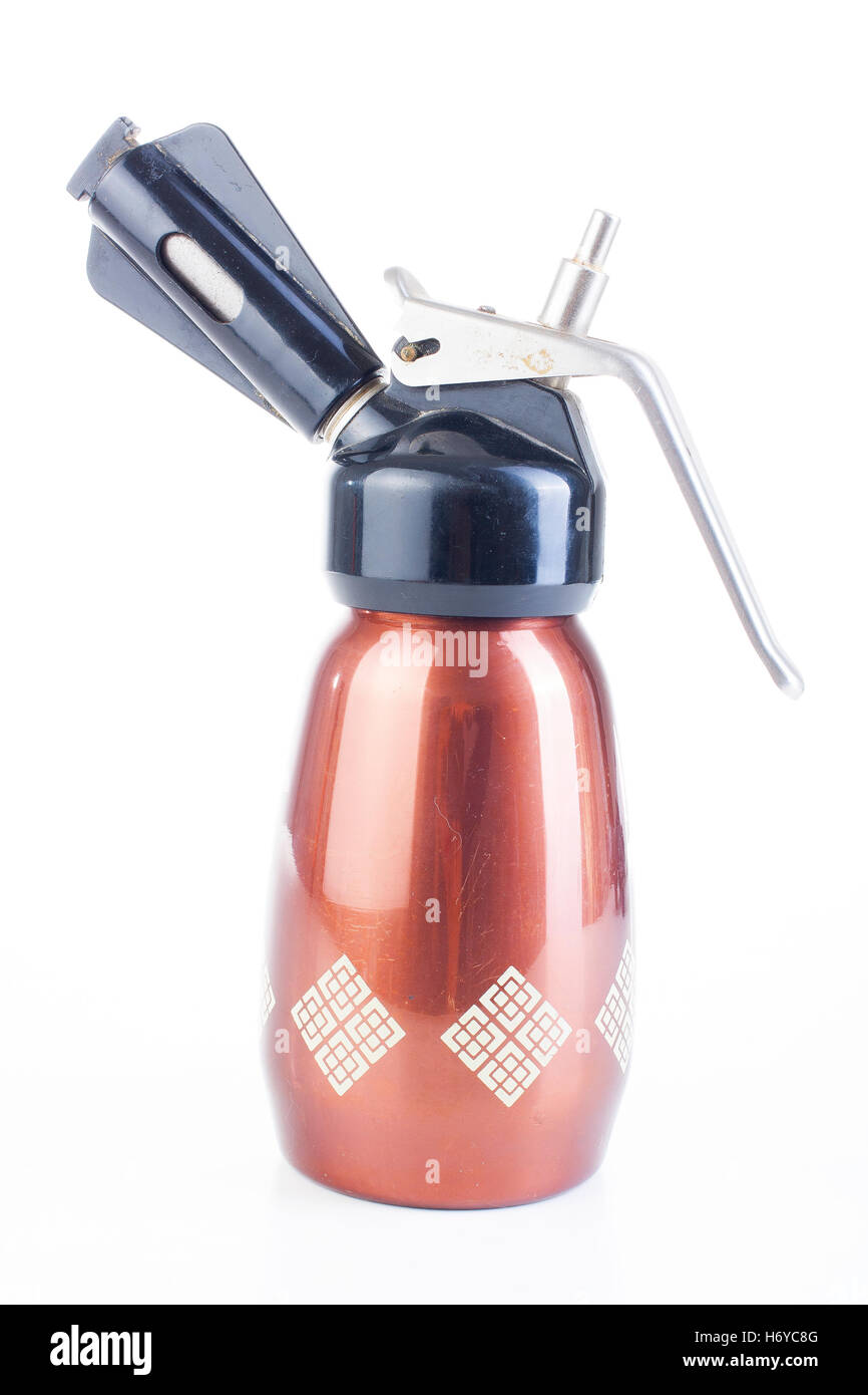 Whipped cream dispenser colorful canister carbon stainless steel bottle