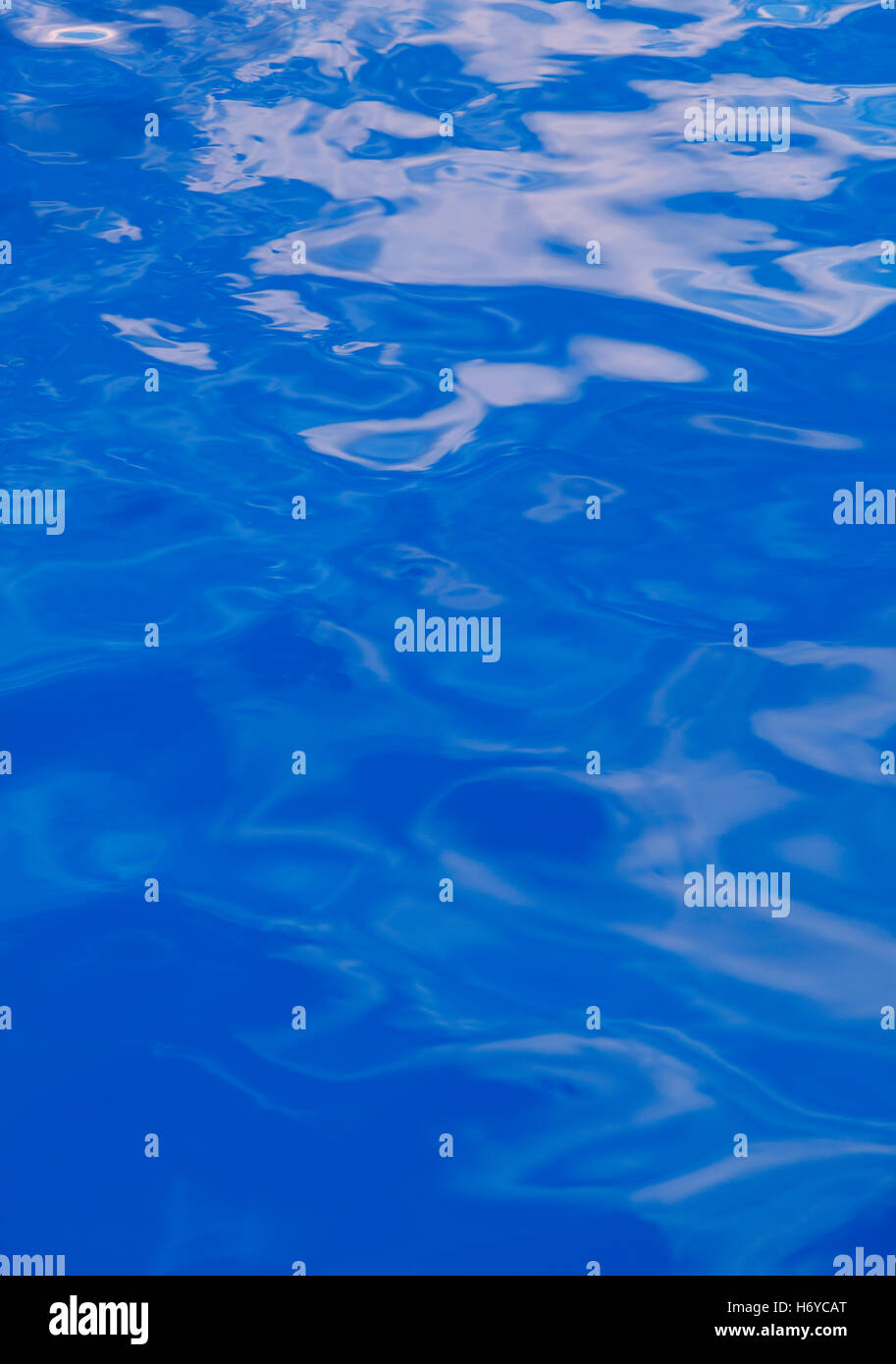 Abstract blue water sea for background Stock Photo - Alamy
