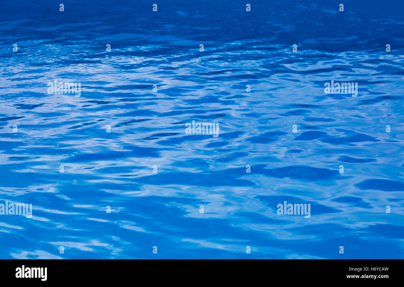Abstract blue water sea for background Stock Photo - Alamy
