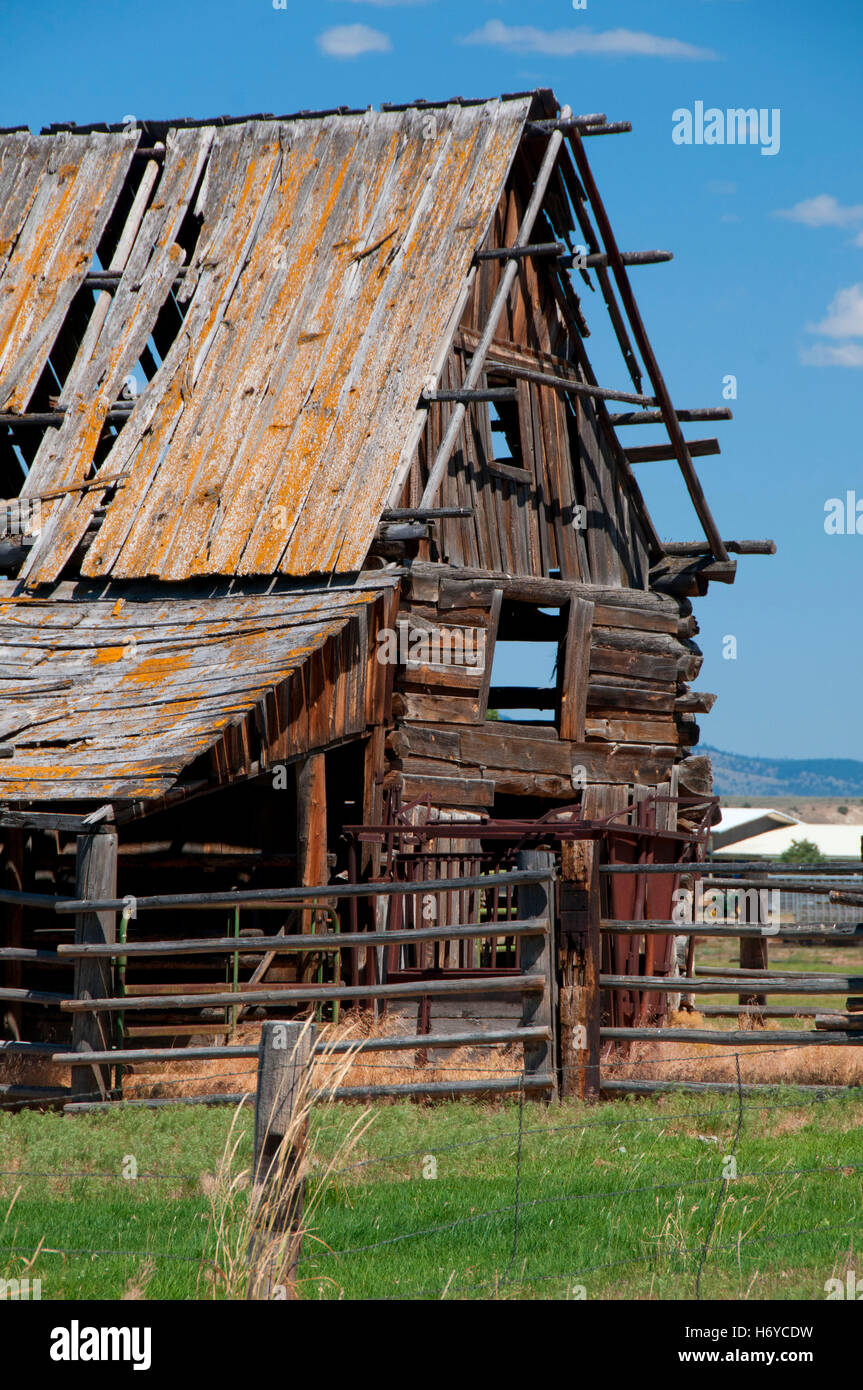Ranch barn, Unity, Baker County, Oregon Stock Photo - Alamy