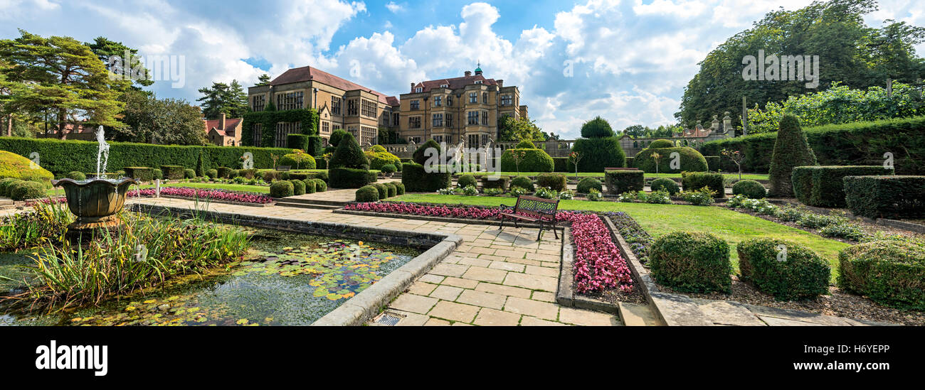 Fanhams Hall Jacobean manor house, Ware Stock Photo