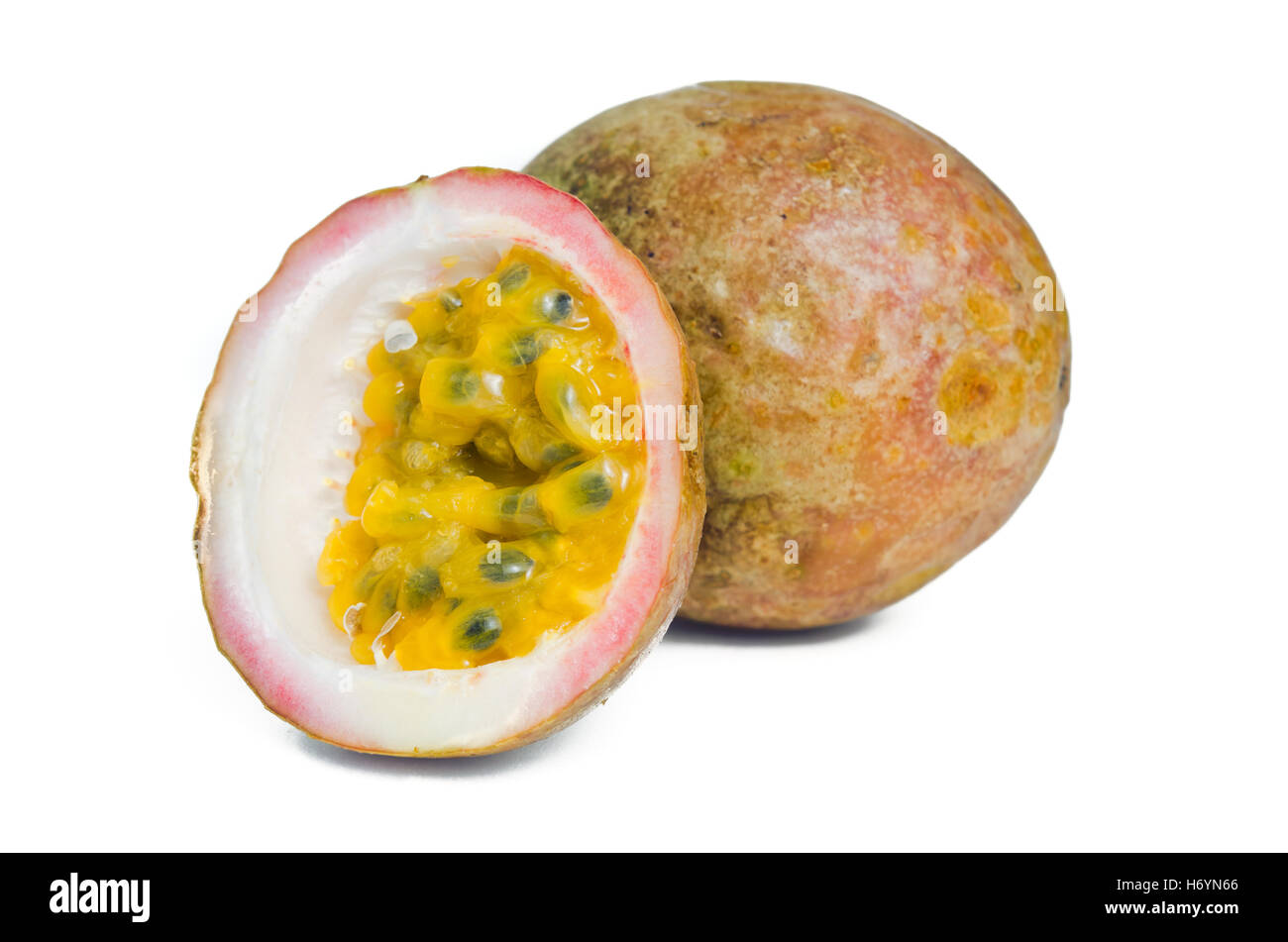 Passion fruit (also named as Passiflora edulis, granadilla in Spanish,  granadille in French, maracuja in Protuguese, passion fru Stock Photo -  Alamy