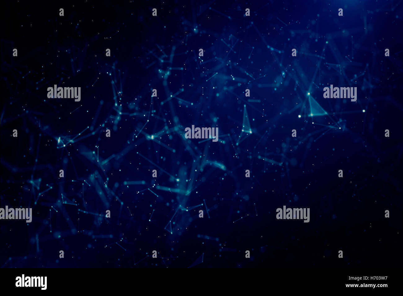 Polygonal connecting dots lines hi-res stock photography and images - Alamy