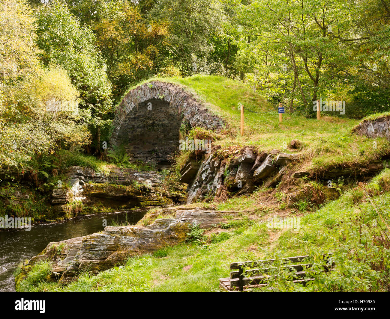 Glenlivet packhorse bridge, Cairngorms National Park, Scotland Stock Photo