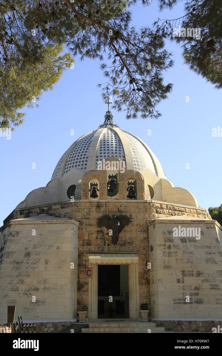 Beit Sahour, the Catholic Church at the Shepherds' Fields Stock Photo