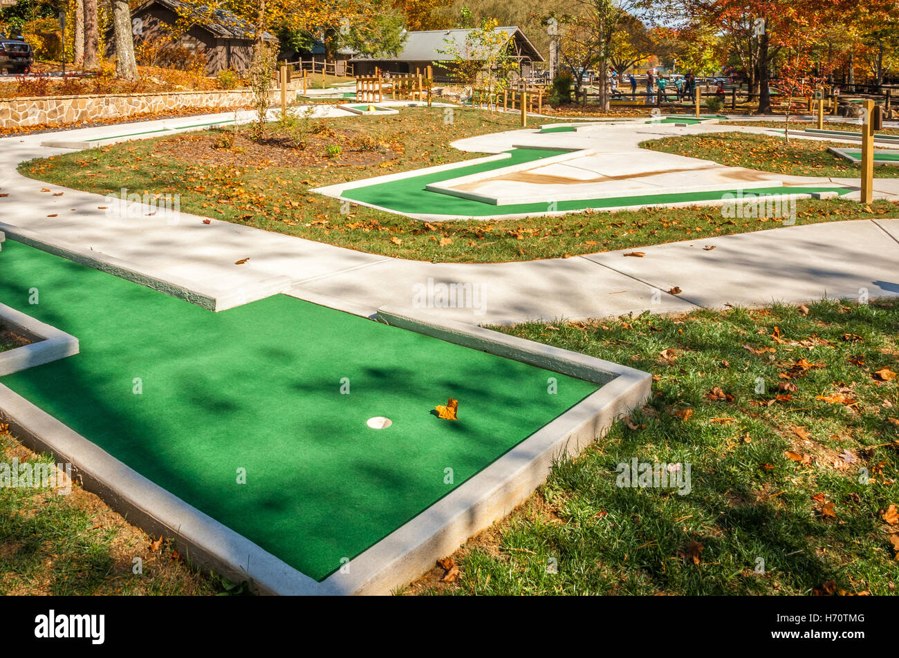 Miniature golf course at Vogel State Park in Northeast Blue