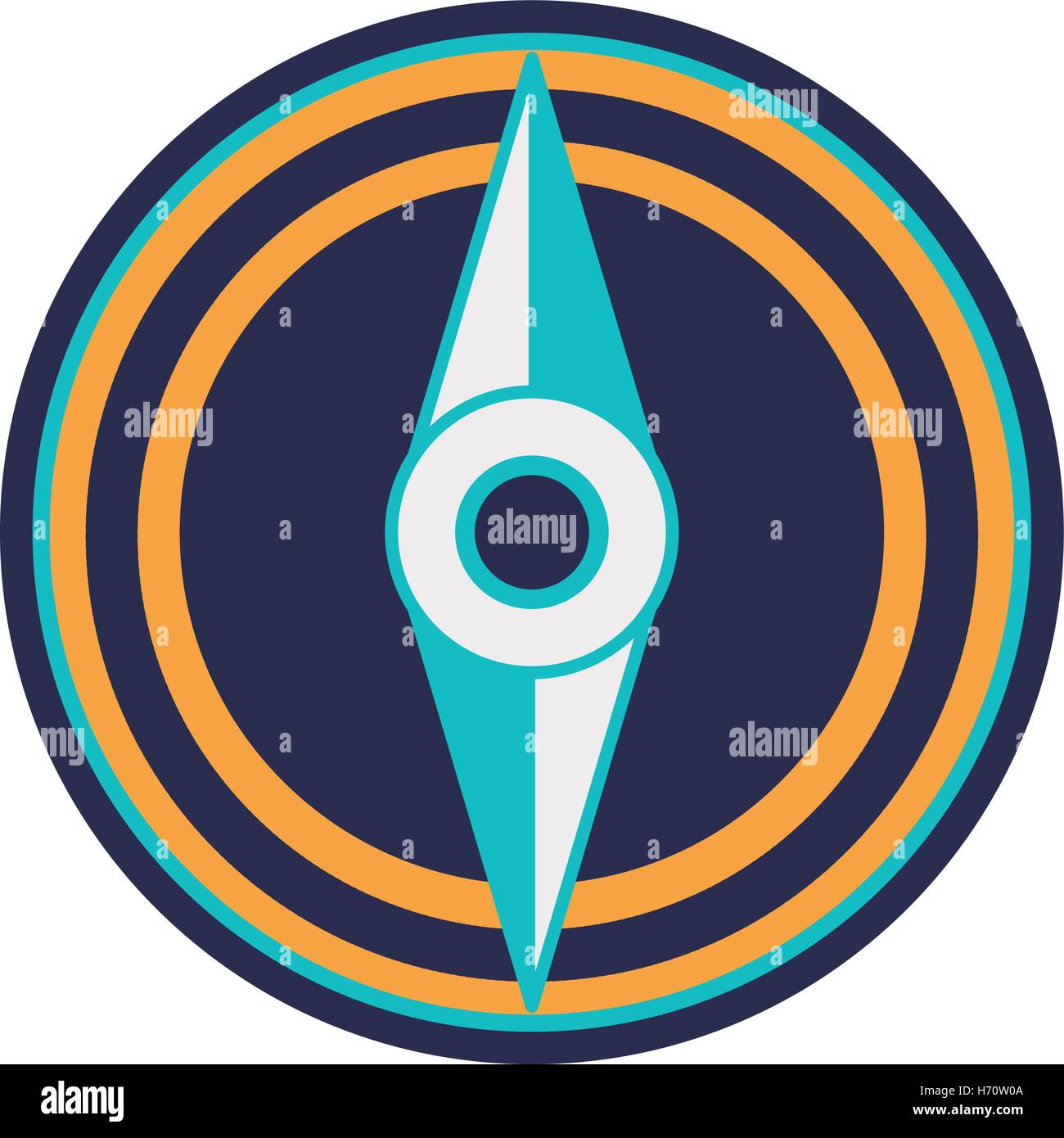vintage compass wind rose icon over white background. navigation and ...