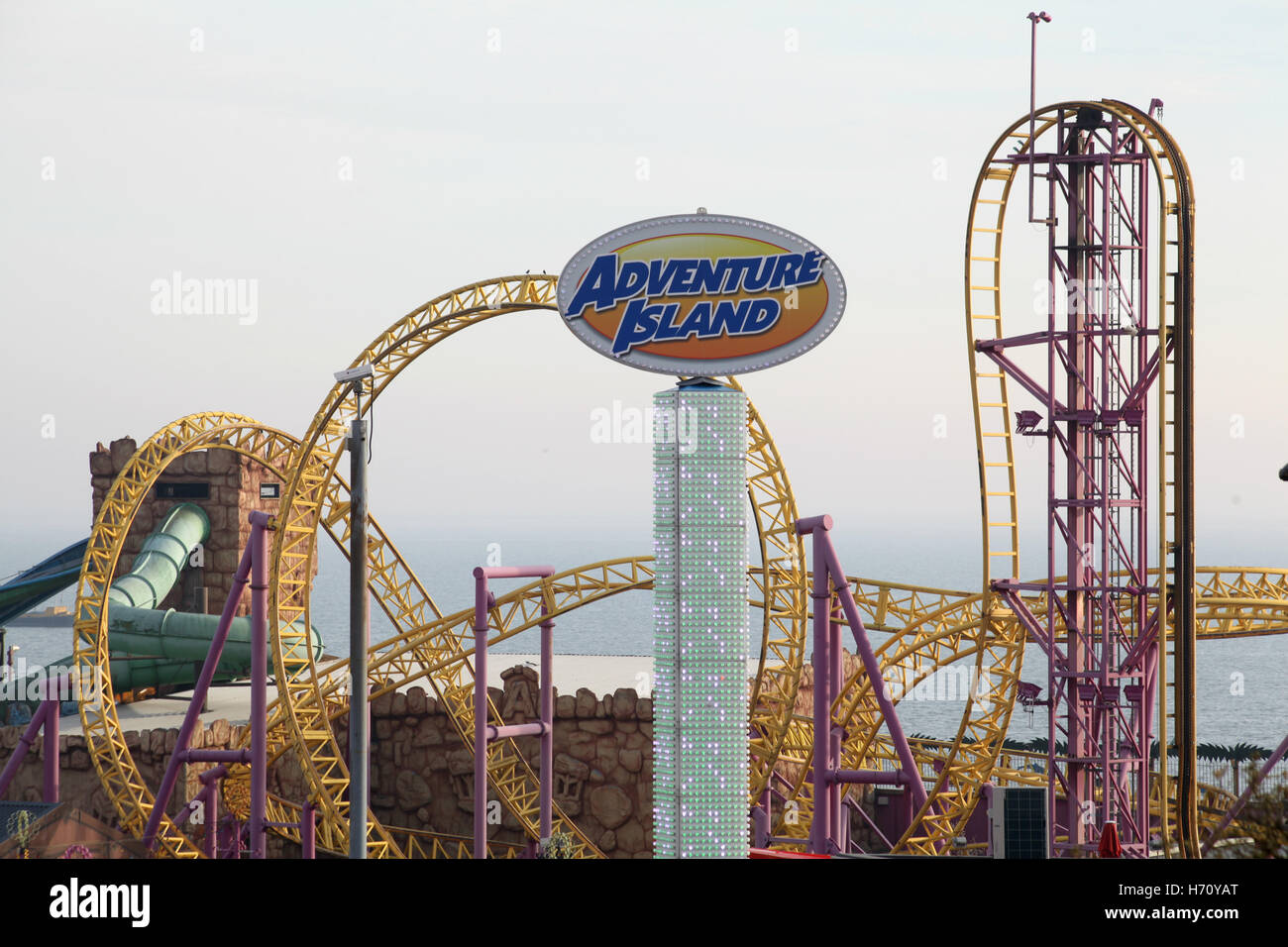 Adventure Island, Marine Parade, Southend-on-Seas, Essex Stock Photo