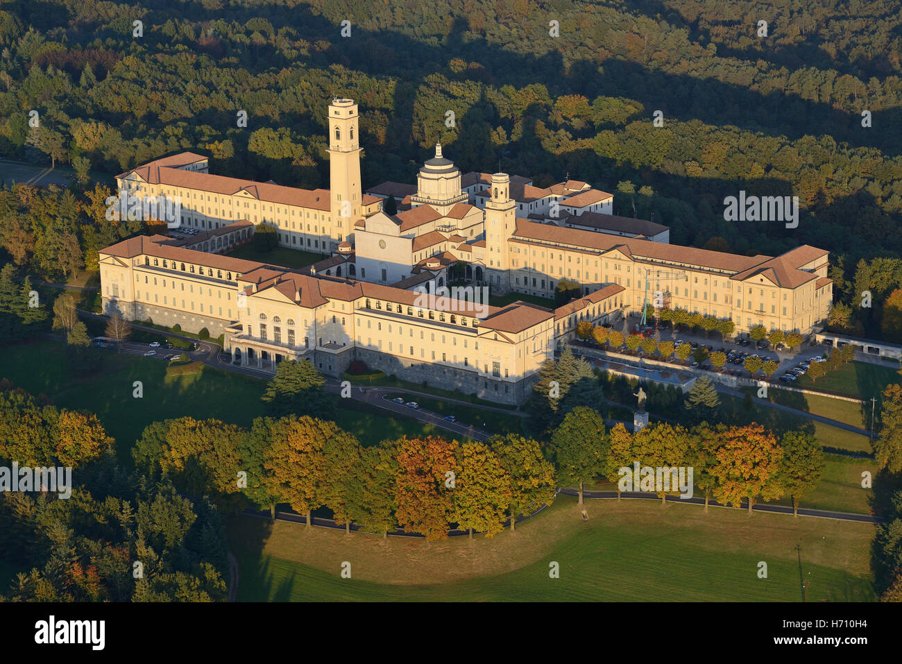 AERIAL VIEW. Archdiocesan Seminary of Milan in Venegono inferiore