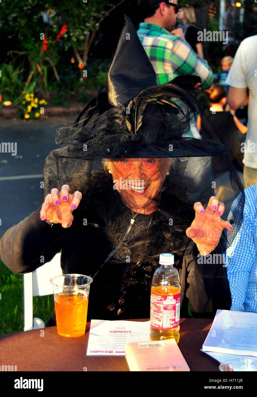 Pittsboro, North Carolina Lady with sparkling blue eyes dressed in a